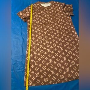Louis Vuitton Brown Monogram Dress